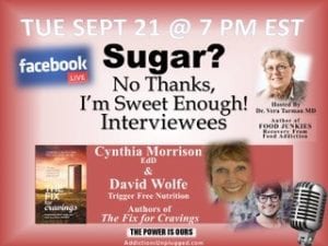 Interview with Cynthia Morrison & David Wolf - Authors of "The Fix for Cravings"