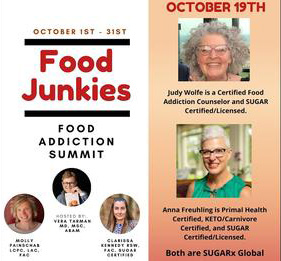 Food Junkies Food Addiction Summit October 19th 2021