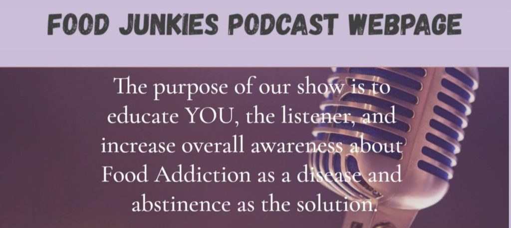 Food Junkies Podcast Website