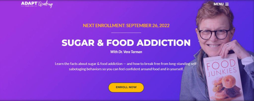 Sugar and Food Addiction Enrollment Banner