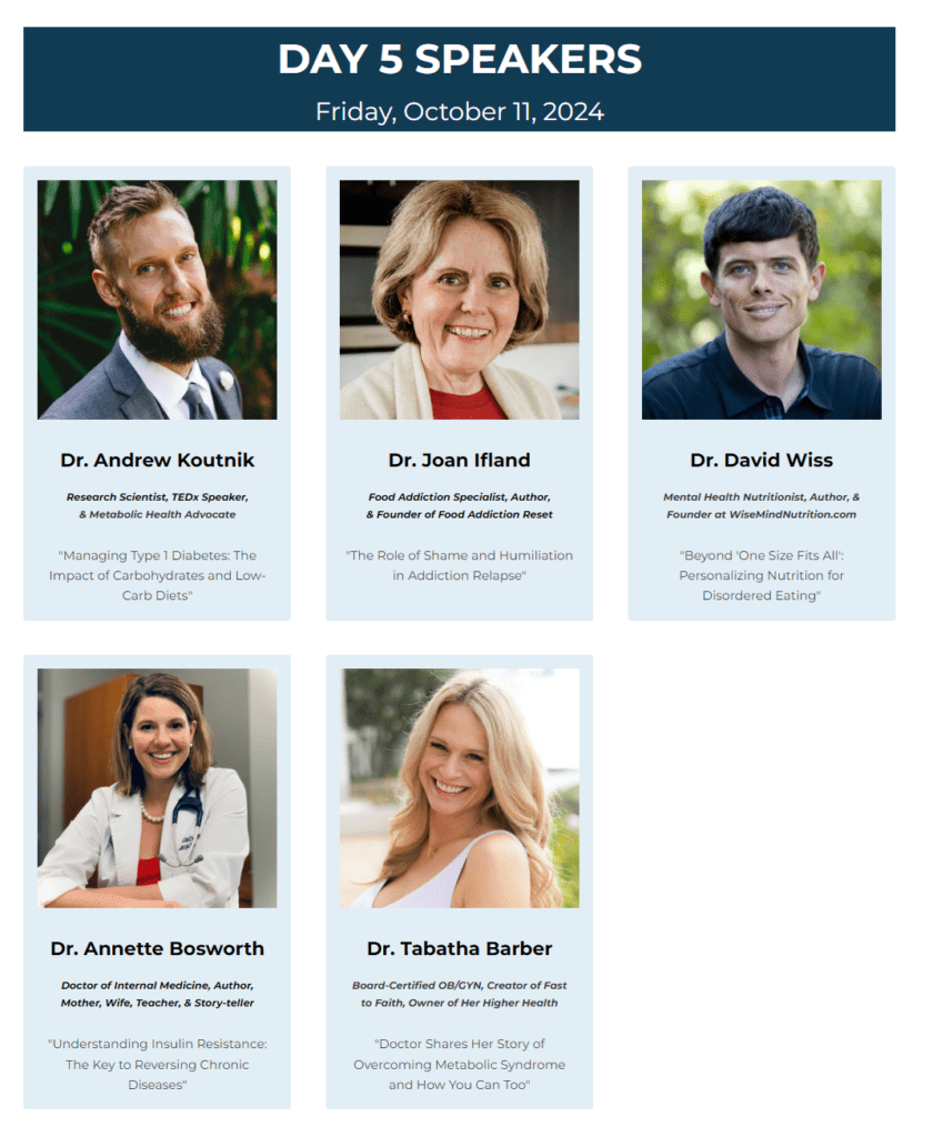 10th Annual Kick Sugar Summit Day 5 Speakers